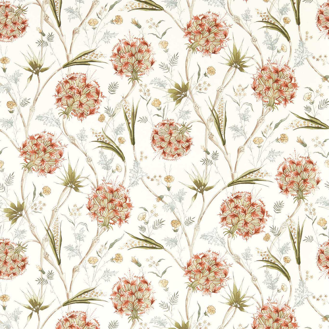 Zoffany behang Wallichi Russet/Olive 313116
