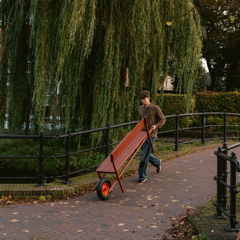 Weltevree Wheelbench Aluminium sfeerbeeld 