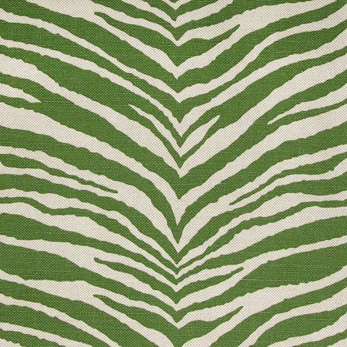 Lauritzon stof Wildlife 5 Green zebra-print bekledingsstof