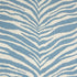 Lauritzon stof Wildlife 6 Blue zebra-print bekledingsstof