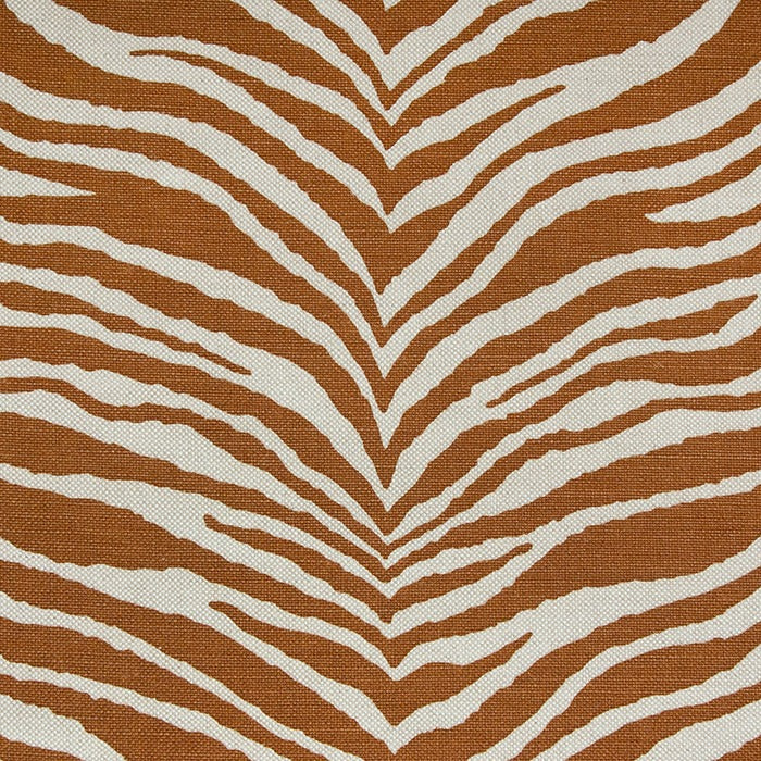 Lauritzon stof Wildlife 7 Brown zebra-print bekledingsstof