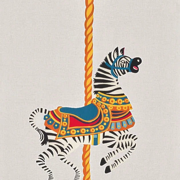 Pierre Frey stof La Zebra du Carrousel Multicolore F4069001
