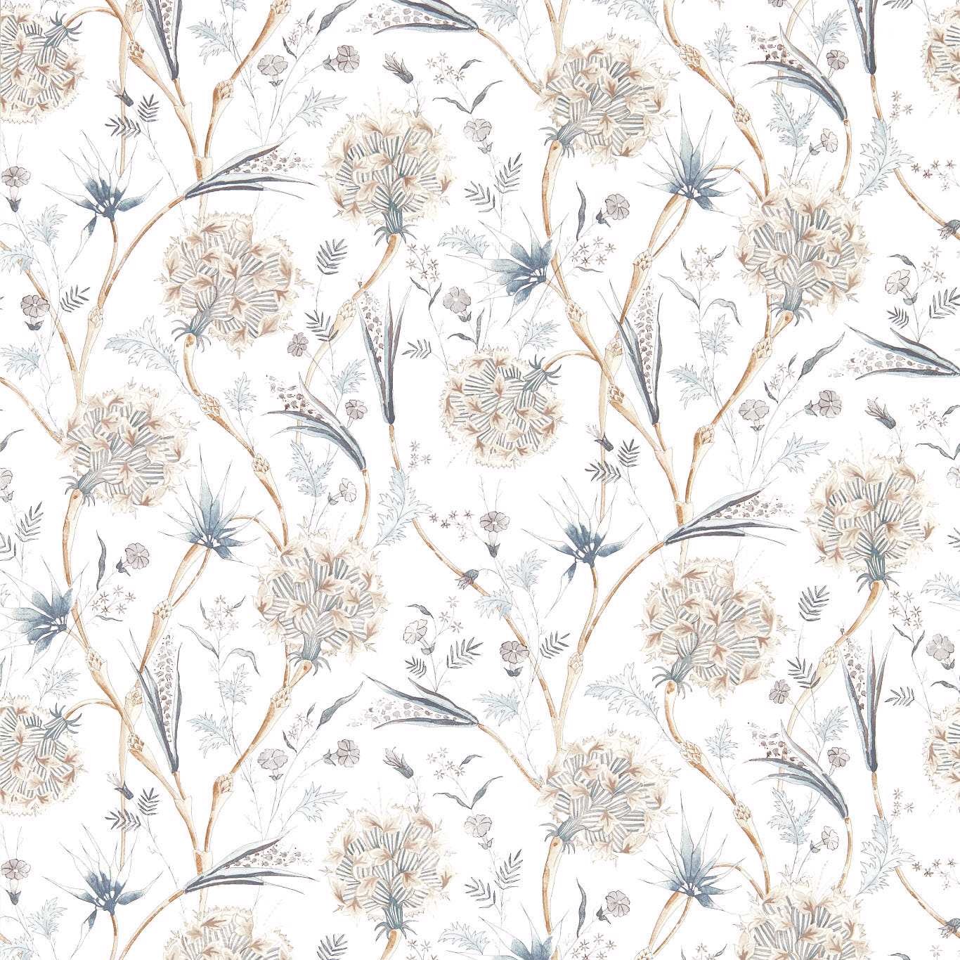 Zoffany behang Wallichi Quartz Grey 313117