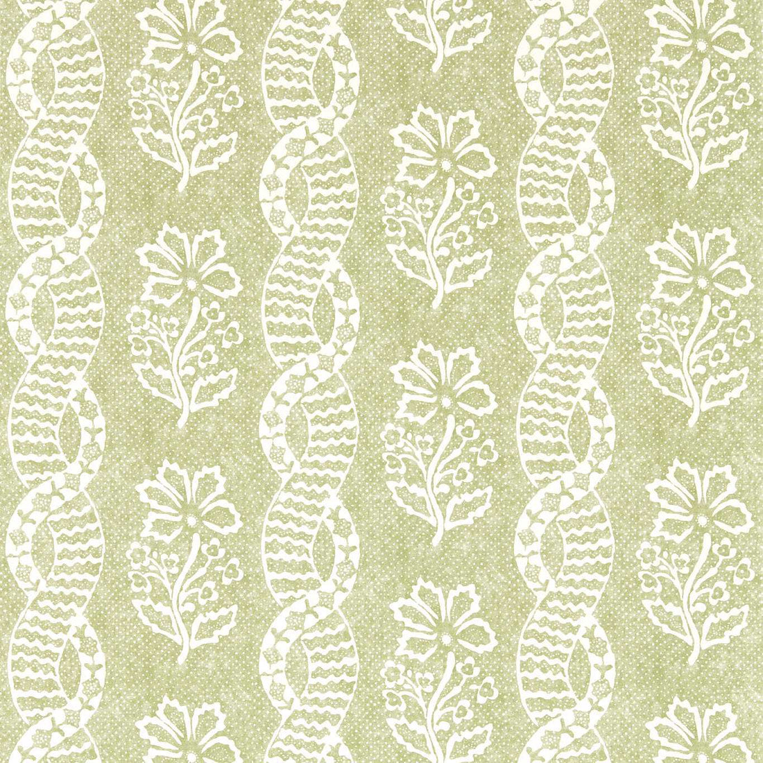 Zoffany behang Dabu Stripe Pale Olive 313118