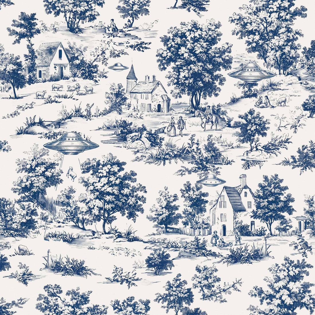 Tres Tintas Abduction Toile Azul EL5501-1, Entre Luces
