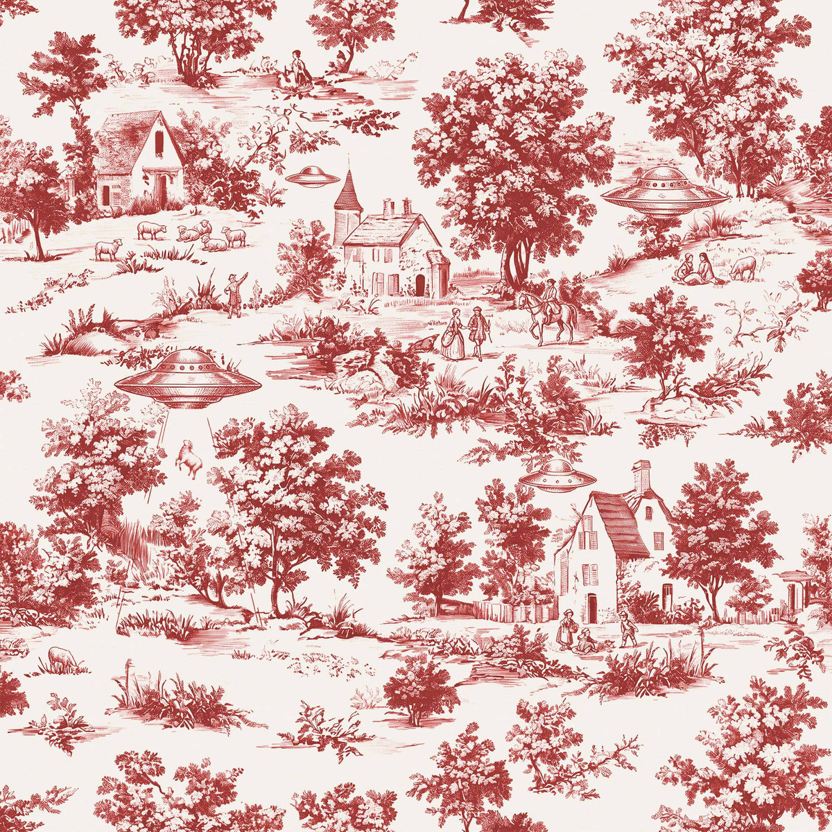 Tres Tintas Abduction Toile Granate EL5501-2, Entre Luces