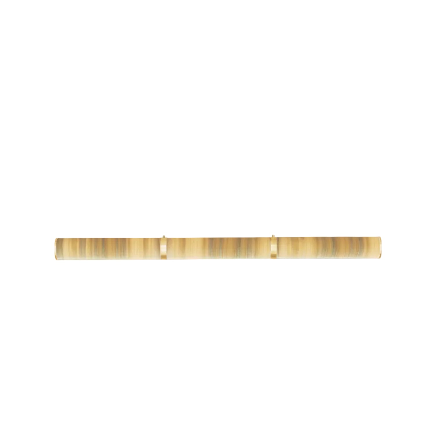 Anour PARS Horizontal - Brushed Brass / Onyx mix - aan