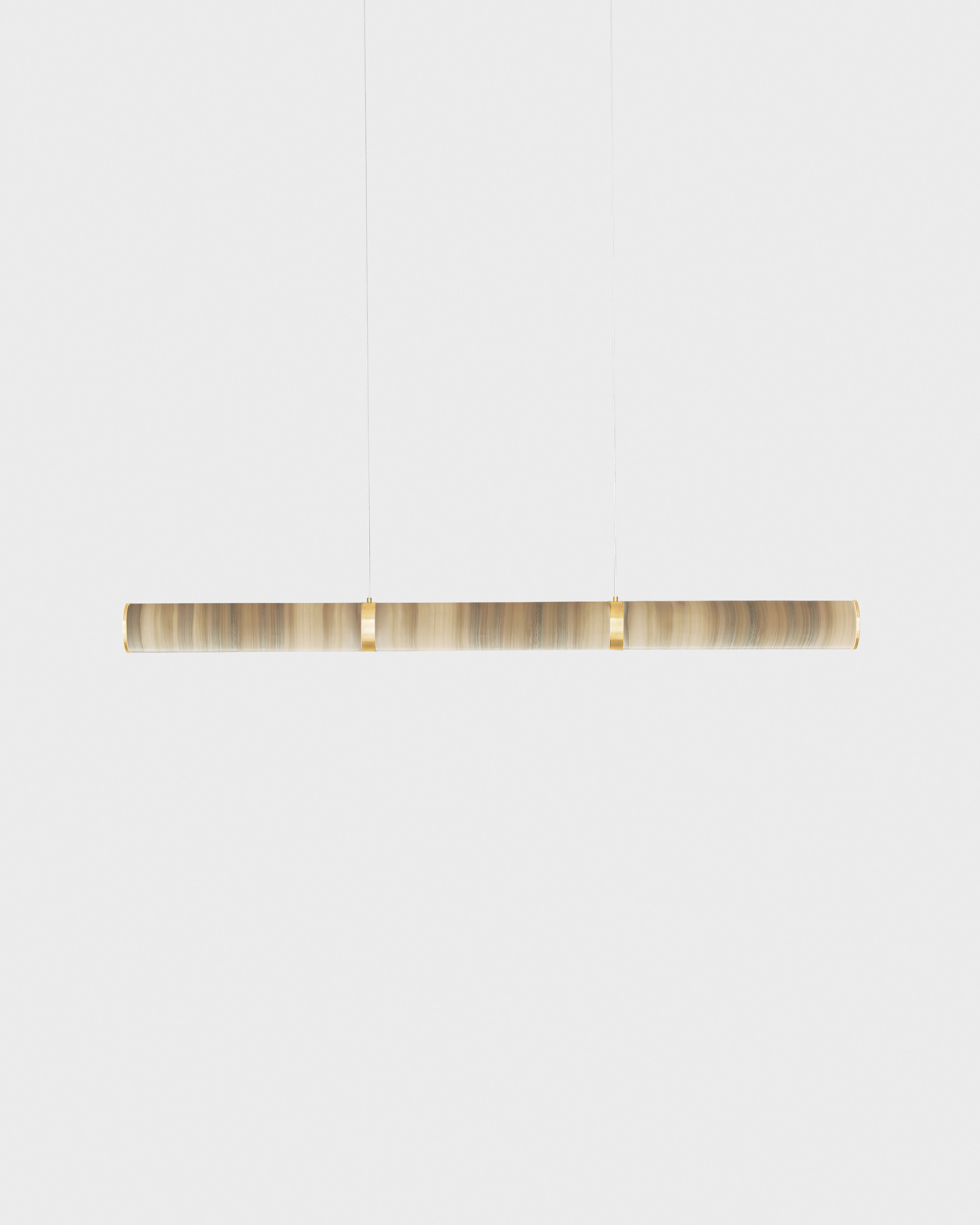 Anour PARS Horizontal - Brushed Brass / Onyx mix - uit