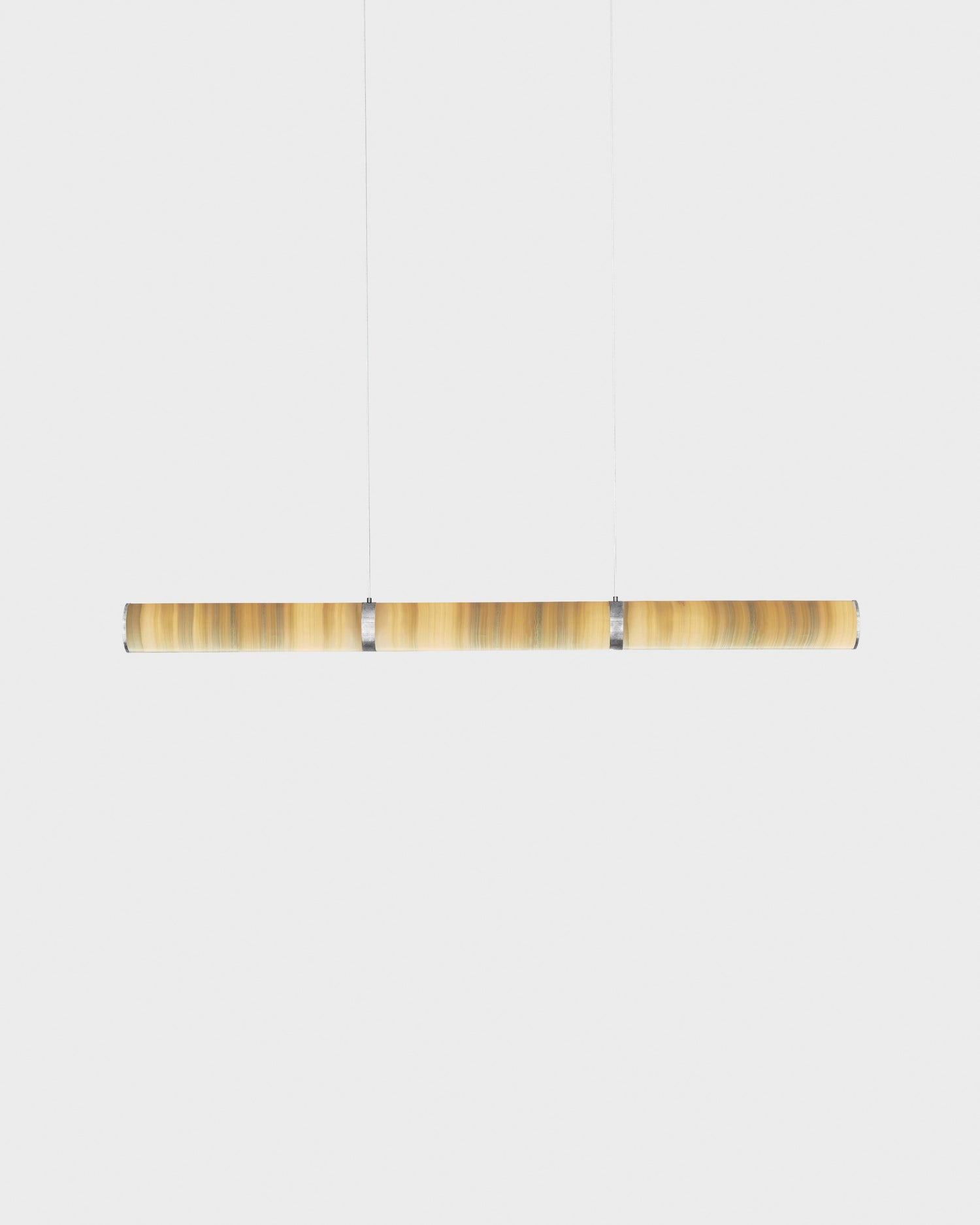 Anour PARS Horizontal - Brushed Stainless Steel / Onyx mix - aan