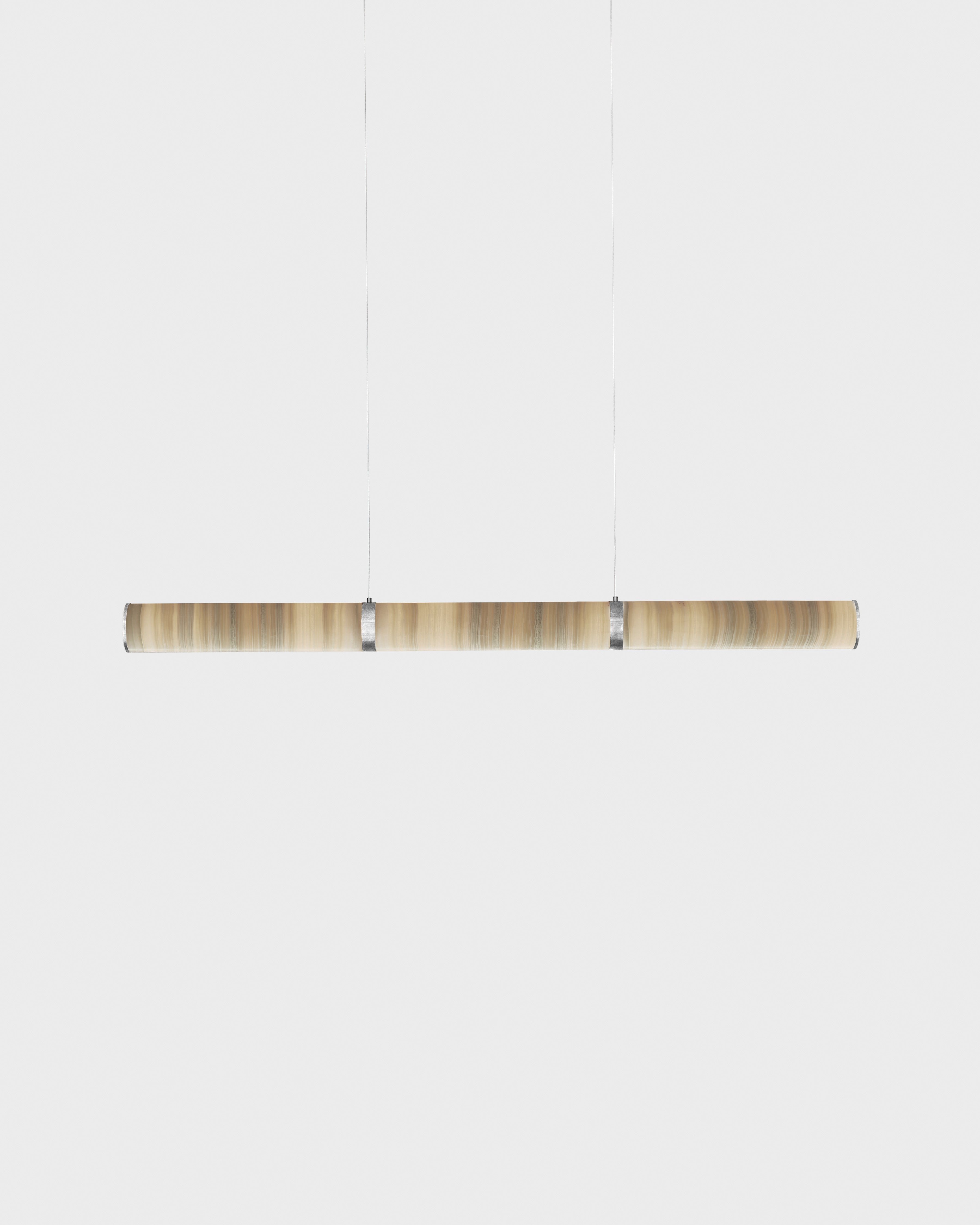 Anour PARS Horizontal - Brushed Stainless Steel / Onyx mix - uit