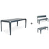 Weltevree Bended table 180 + benches