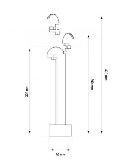 DCW éditions Boucle oplaadbare tafellamp