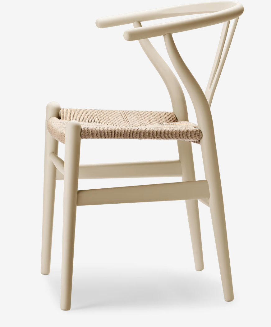 Carl Hansen &amp; Son Wishbone Stoel CH24 Soft Edition Barley - By Ilse Crawford