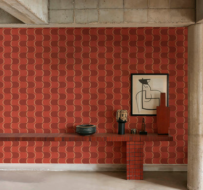 Tres Tintas behang Copacabana Terracota BS5302-1
