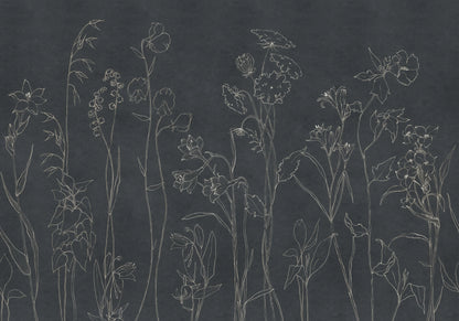 Coordonné Behang Countryside Black B00366