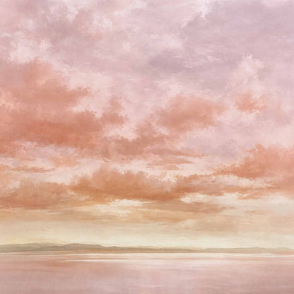 Coordonné Behang Cumulus Clouds Peach D00159