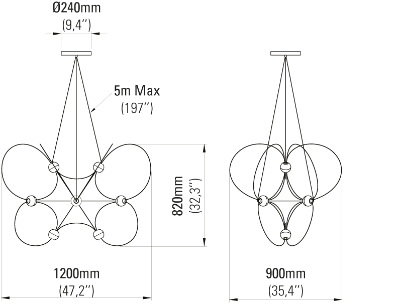 DCW éditions Munari 10 hanglamp