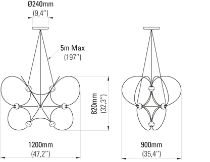 DCW éditions Munari 10 hanglamp