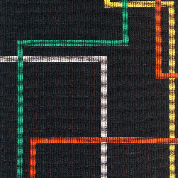 Dedar Métro Beaubourg 002 Multicolor Black