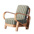 Dusty Deco Bamboo Lounge Chair Green zijkant