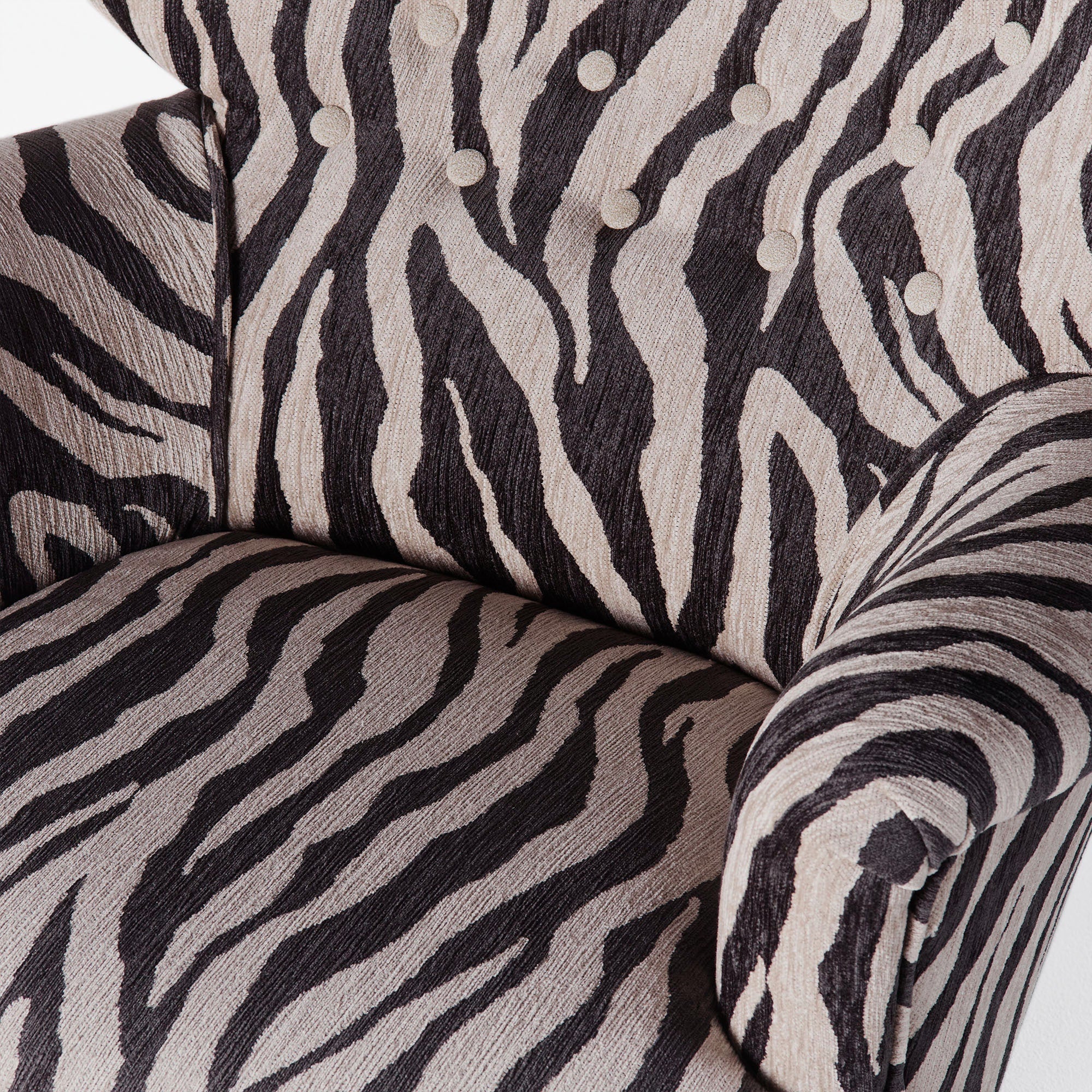 Dusty Deco Elias Armchair Zebra poten
