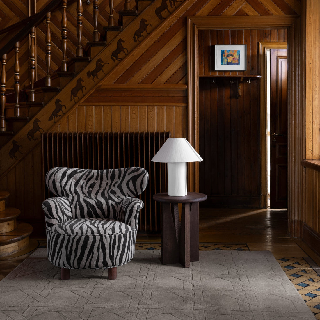 Dusty Deco Elias Armchair Zebra sfeerbeeld