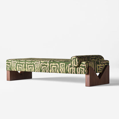 Dusty Deco V Daybed Beaten Track Green poten