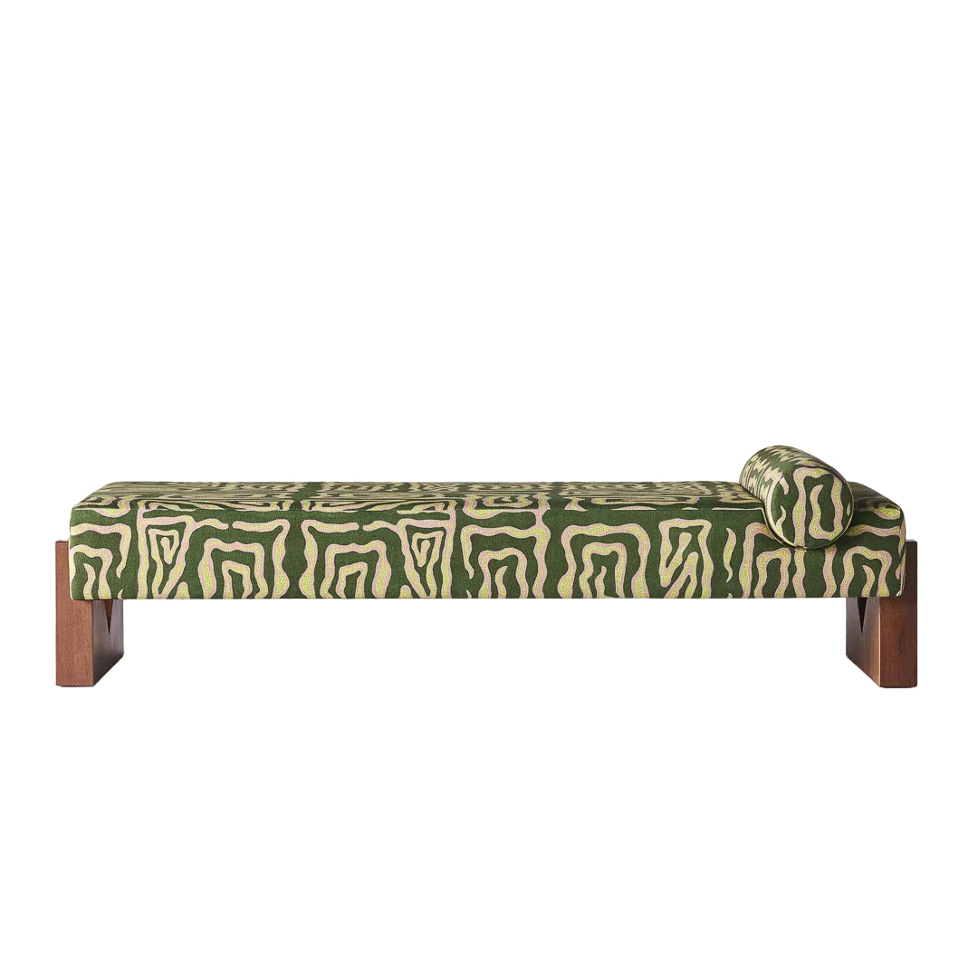 Dusty Deco V Daybed Beaten Track Green