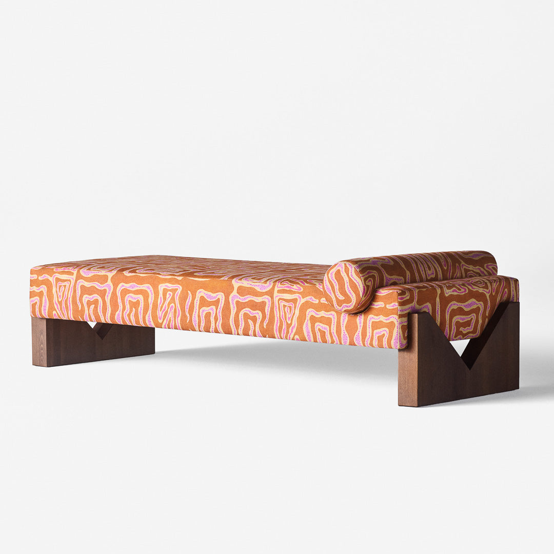 Dusty Deco V Daybed Beaten Track Peach sfeerbeeld
