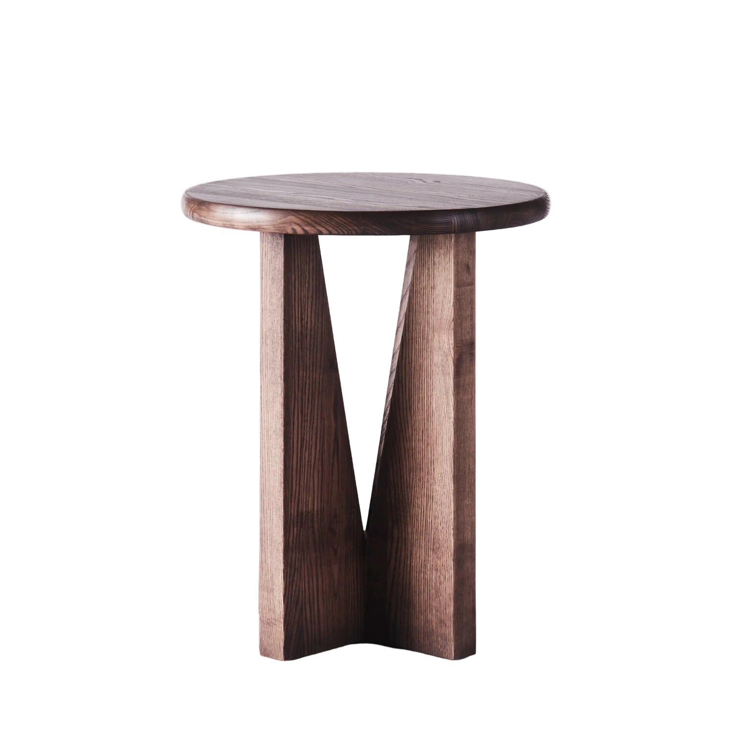 Dusty Deco V Side Table Stained Ash