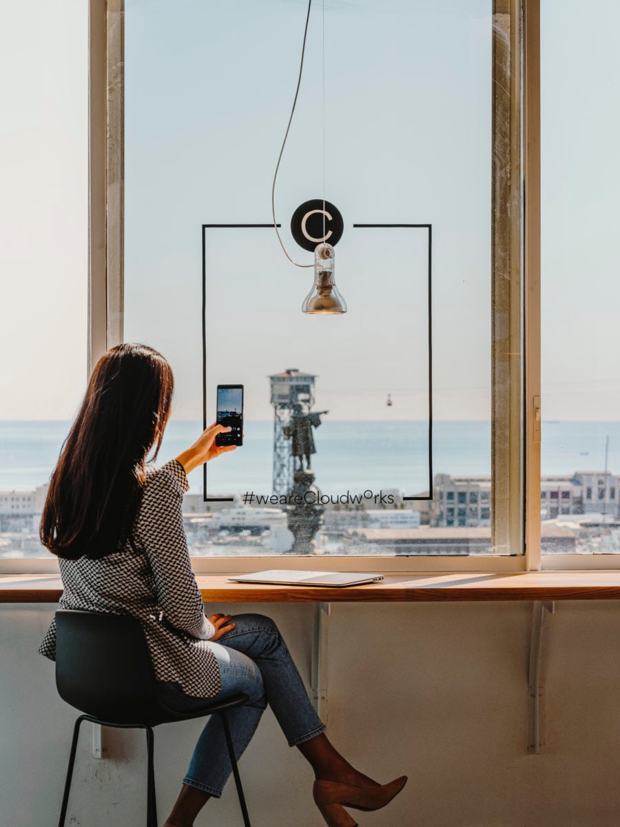 Marset Atlas hanglamp kantoor sfeerbeeld