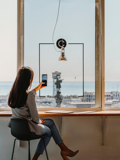 Marset Atlas hanglamp kantoor sfeerbeeld