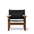 Fredericia The Canvas Chair 2031 - black canvas / smoked oak oiled