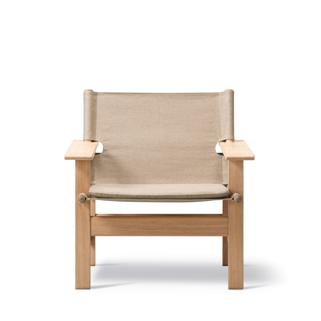 Fredericia The Canvas Chair 2031 - natural canvas / oak light oil