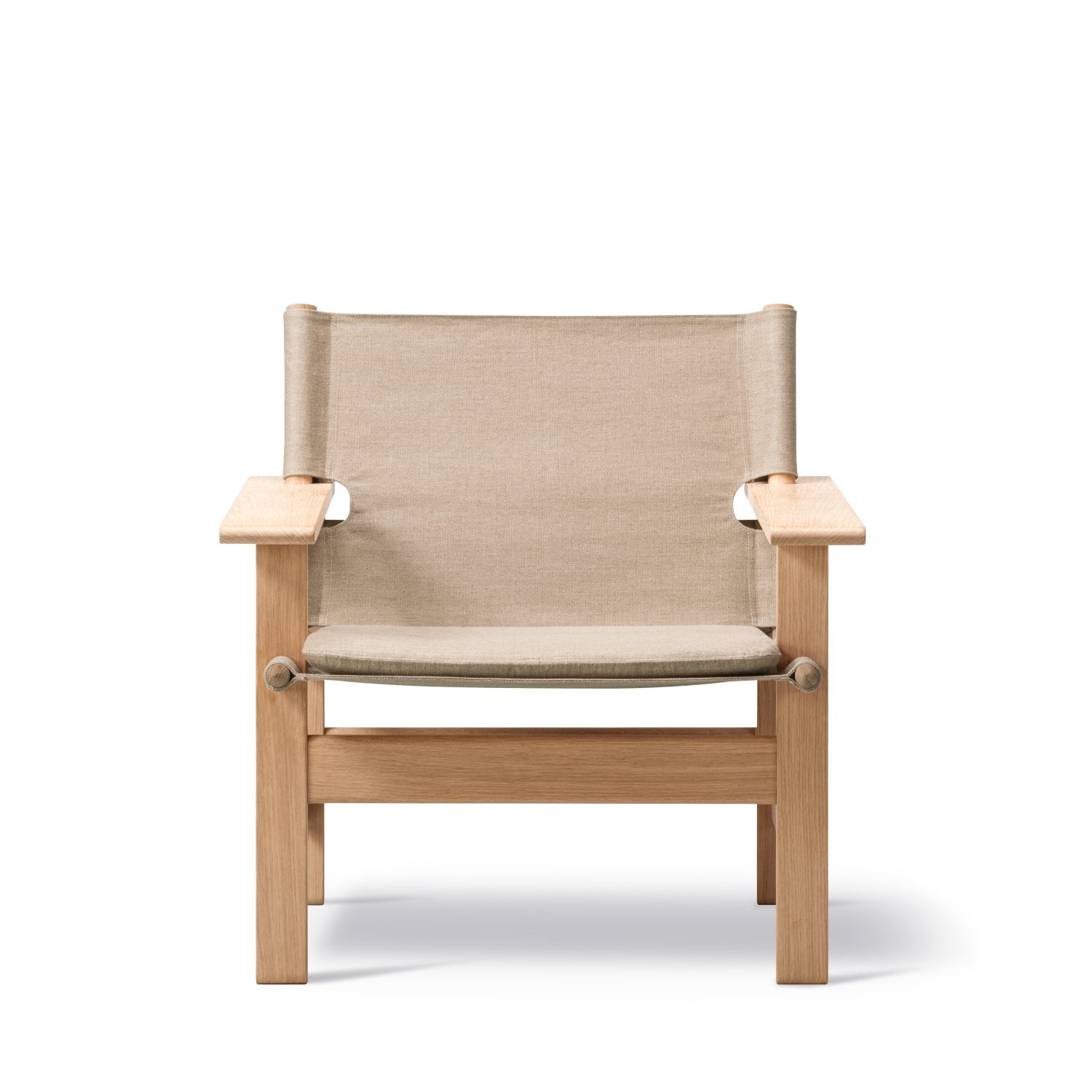 Fredericia The Canvas Chair 2031 - natural canvas / oak light oil