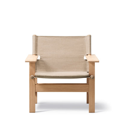 Fredericia The Canvas Chair 2031 - natural canvas / oak light oil