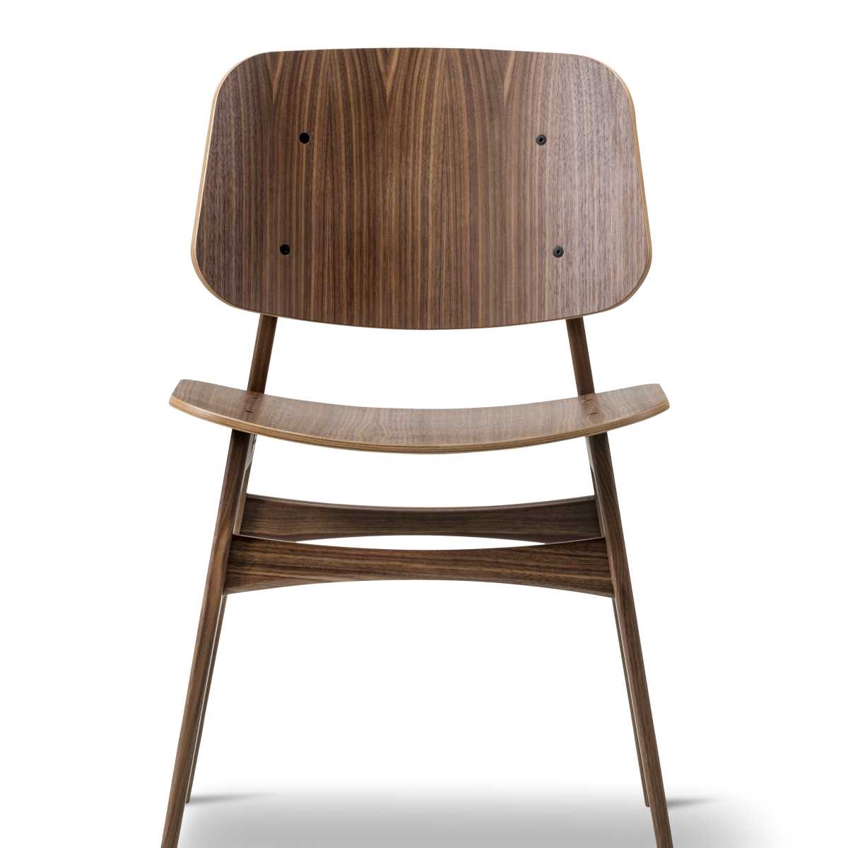 Fredericia Søborg Wood Base - Walnoot gelakt