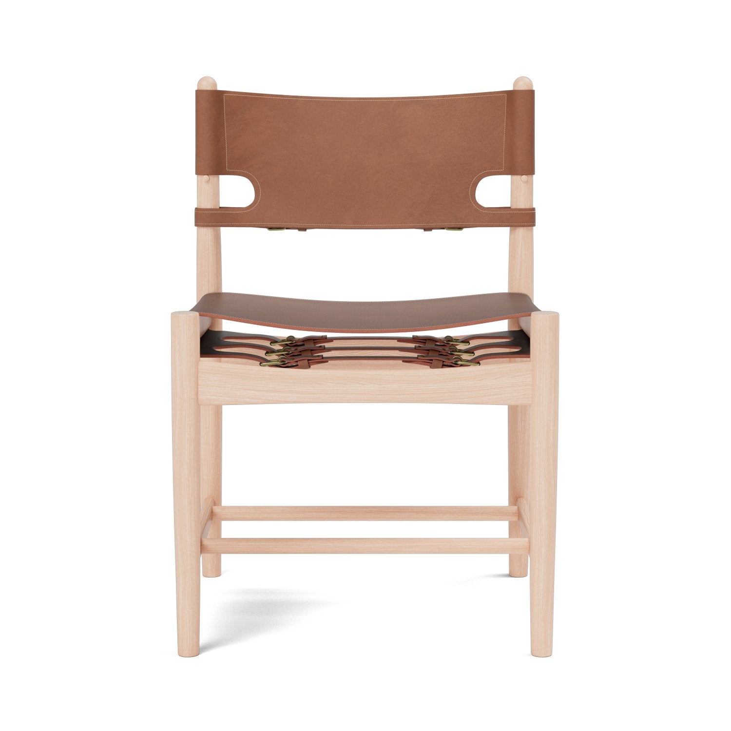 Fredericia The Spanish Dining Chair 3237 - cognac leather / oak light oil