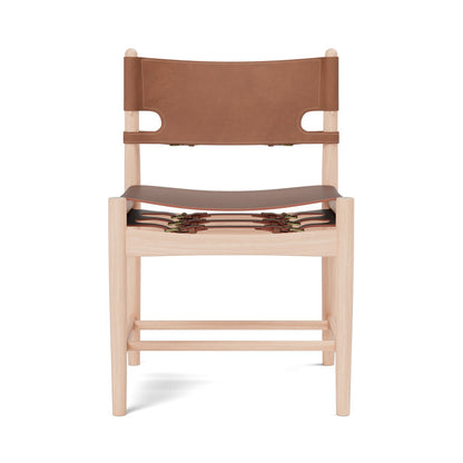 Fredericia The Spanish Dining Chair 3237 - cognac leather / oak light oil