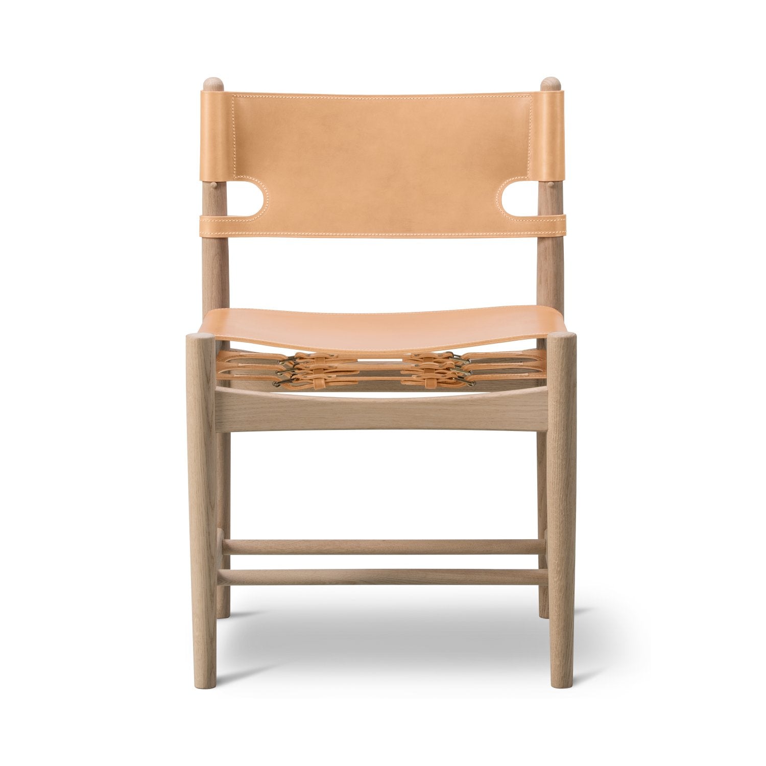 Fredericia The Spanish Dining Chair 3237 - natural leather / oak soap