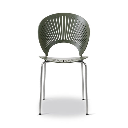 Fredericia Trinidad 3398 - beech khaki green / chrome