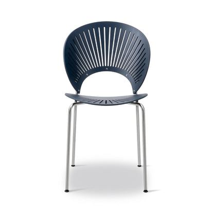 Fredericia Trinidad 3398 - beech nordic blue / chrome