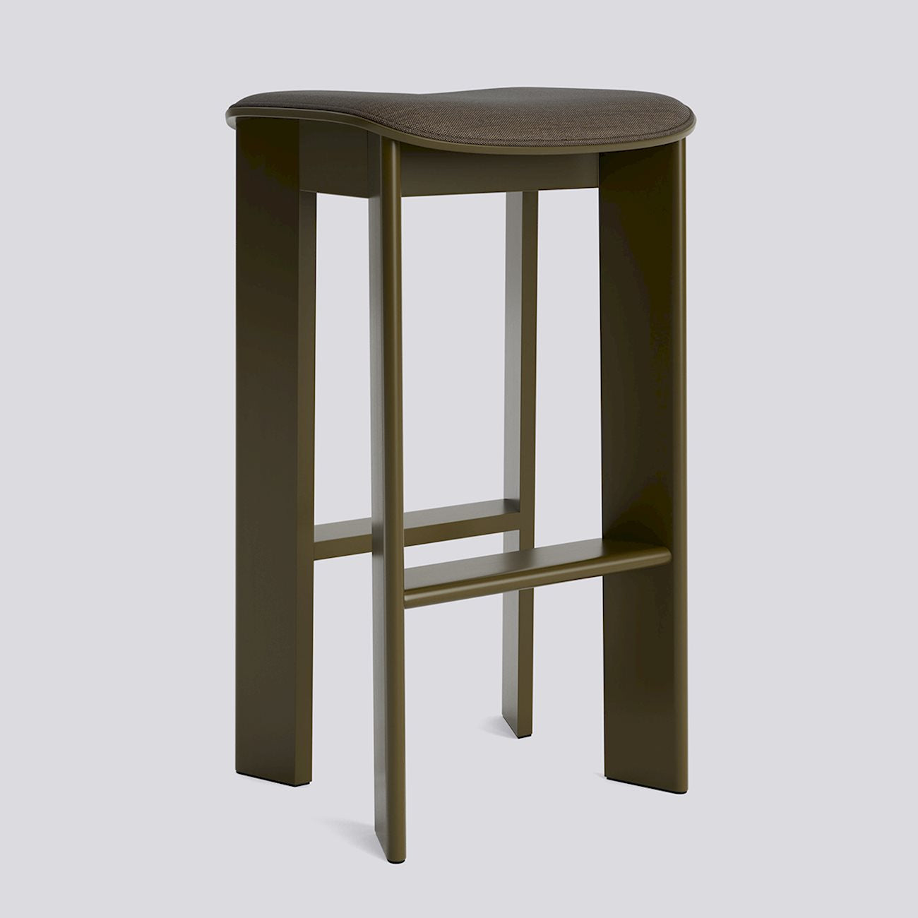 HAY Chisel 30 Bar Stool High H75 Green Umber beuken Remix 954
