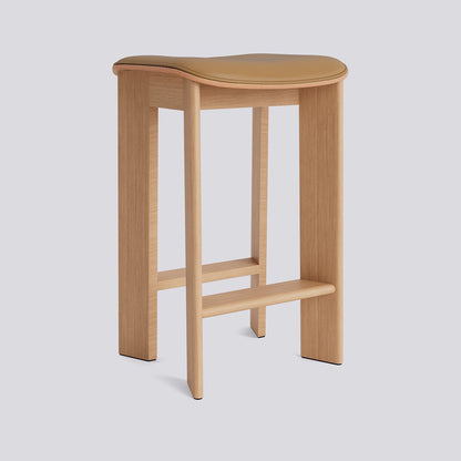 HAY Chisel 30 Bar Stool Low H65 gelakt eiken Grano Cognac