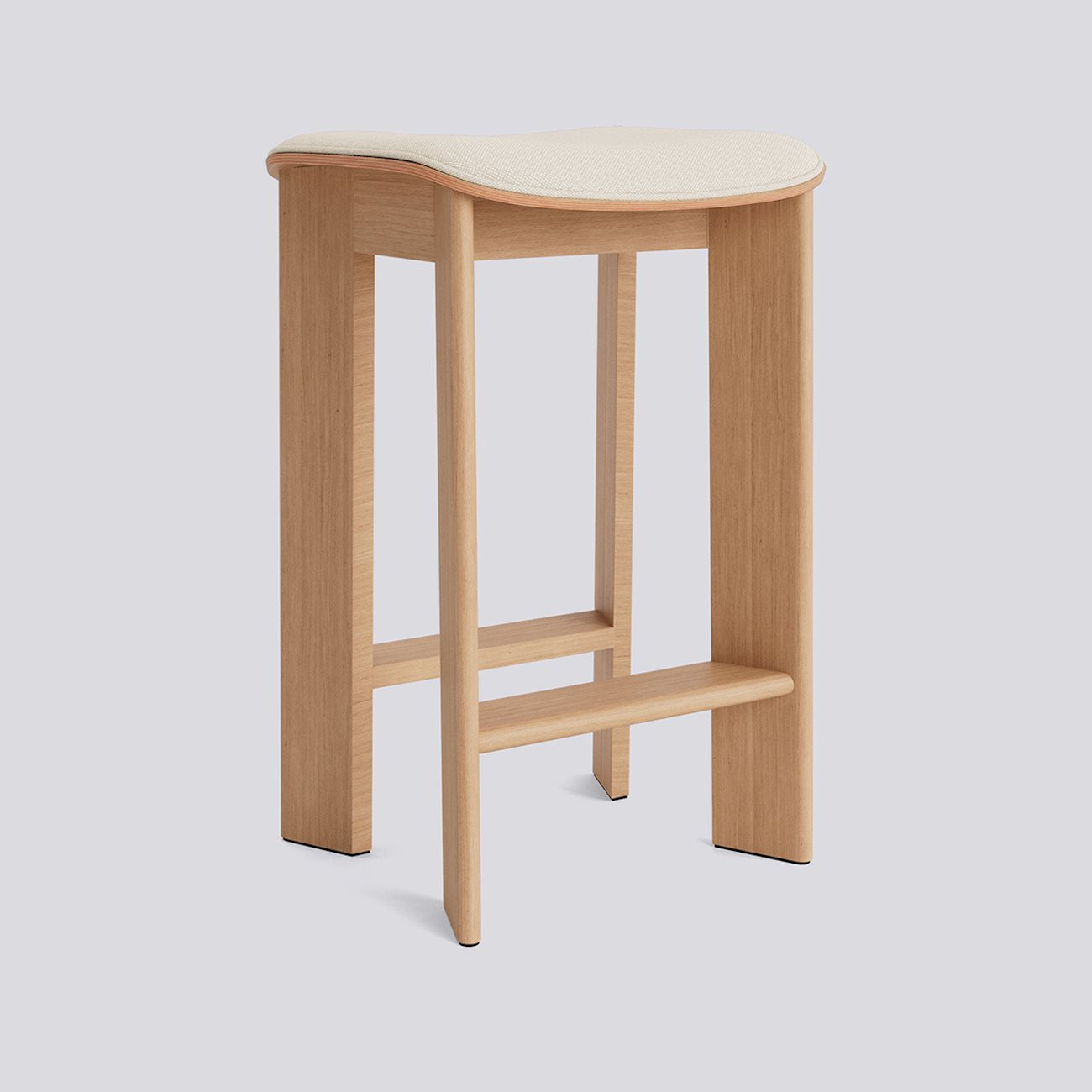 HAY Chisel 30 Bar Stool Low H65 gelakt eiken Hallingdal 200