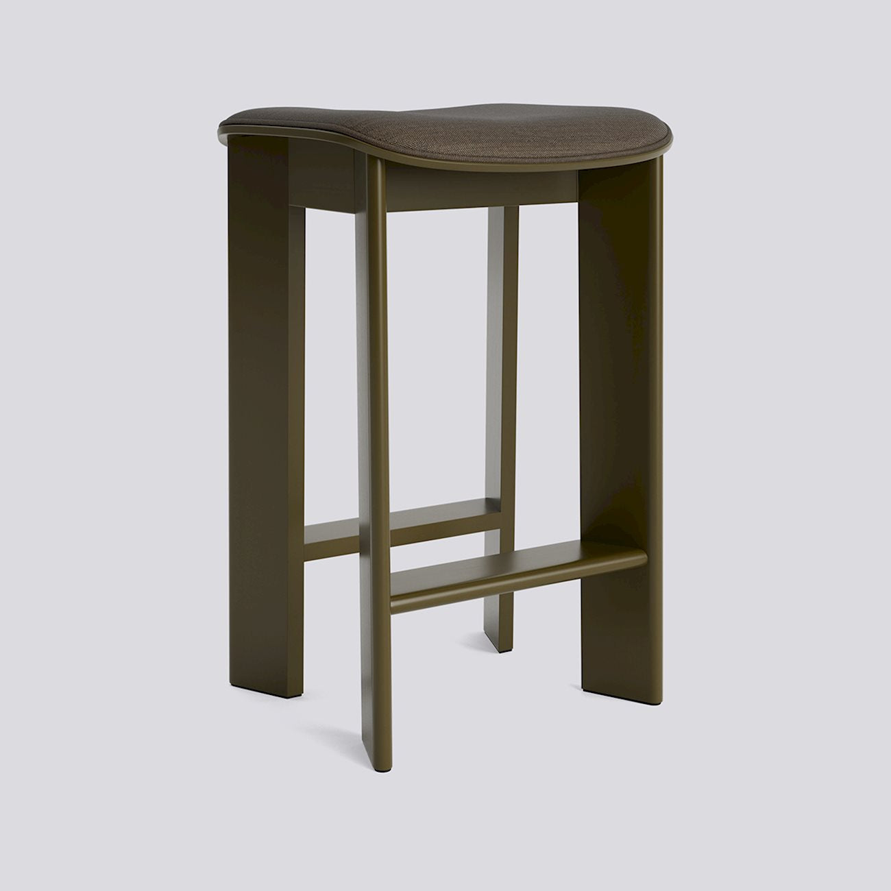 HAY Chisel 30 Bar Stool Low H65 Green Umber beuken Remix 954