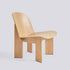 HAY Chisel 85 Lounge Chair gelakt eiken zonder bekleding