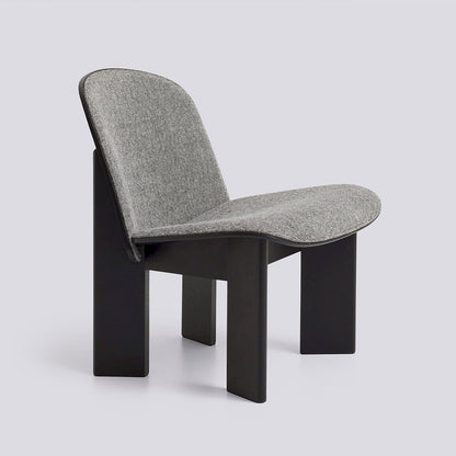 HAY Chisel 85 Lounge Chair zwart eiken Hallingdal 166 stof