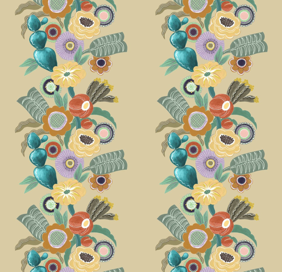 Karin Sajo stof Bouquet KS 152 - Argile