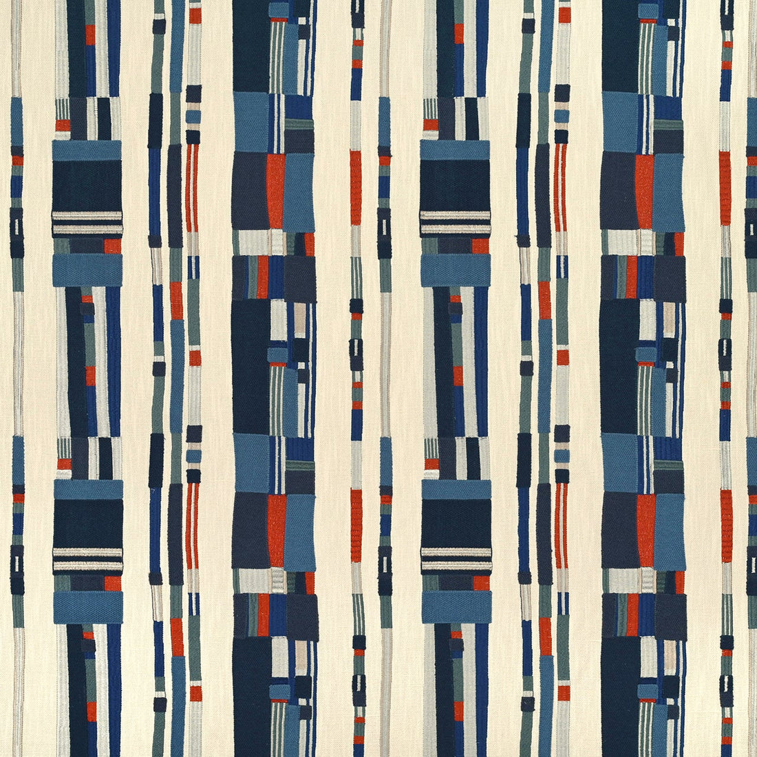 Karin Sajo stof Boro KS 235 - Indigo